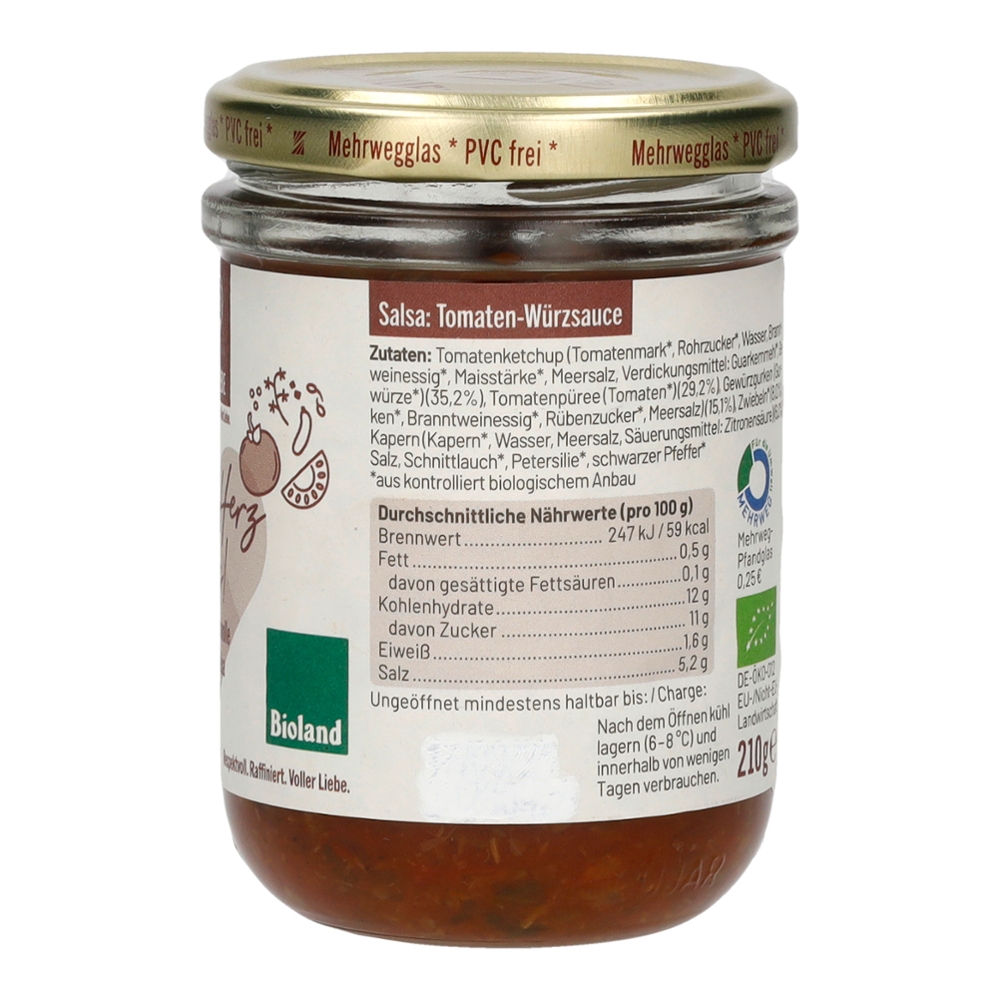 Allerliebe Bioland Tomaten-Salsa 210g  2