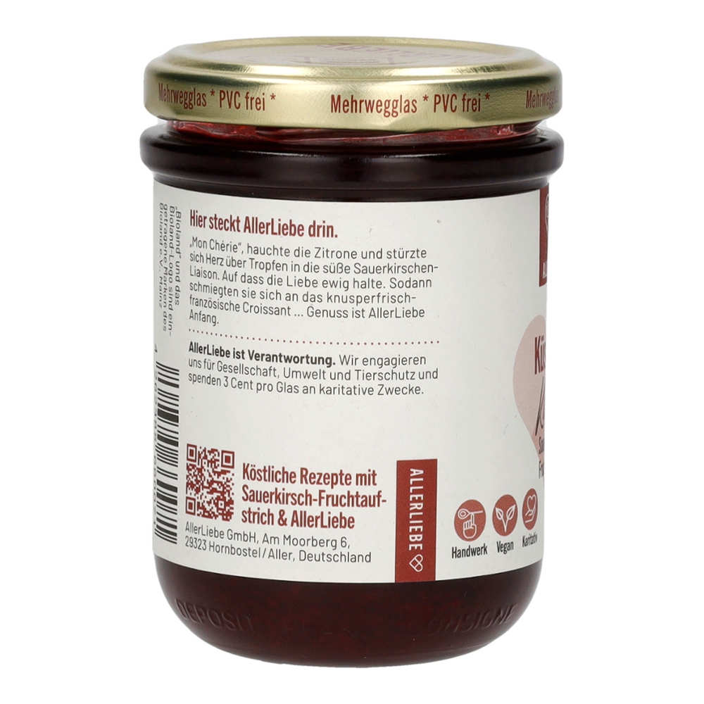 Allerliebe Bioland Sauerkirsch-Fruchtaufstrich 210g 3