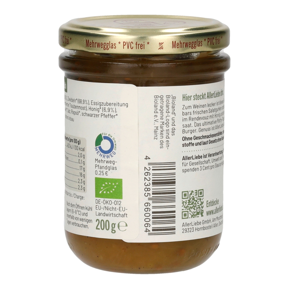 Allerliebe Bioland Gurken-Zwiebel-Relish 200g  4