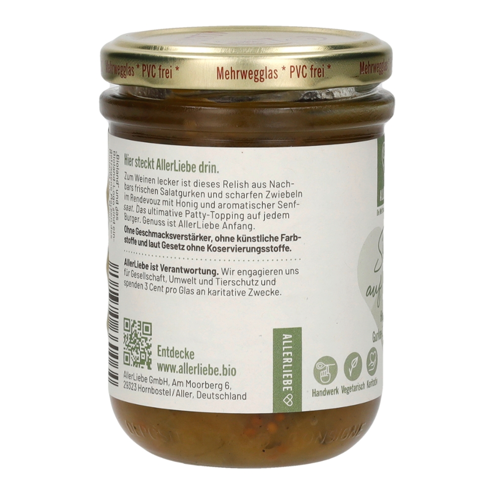 Allerliebe Bioland Gurken-Zwiebel-Relish 200g  3
